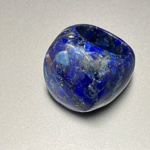 NEST jewelry Lapis statement ring sz 7 like new